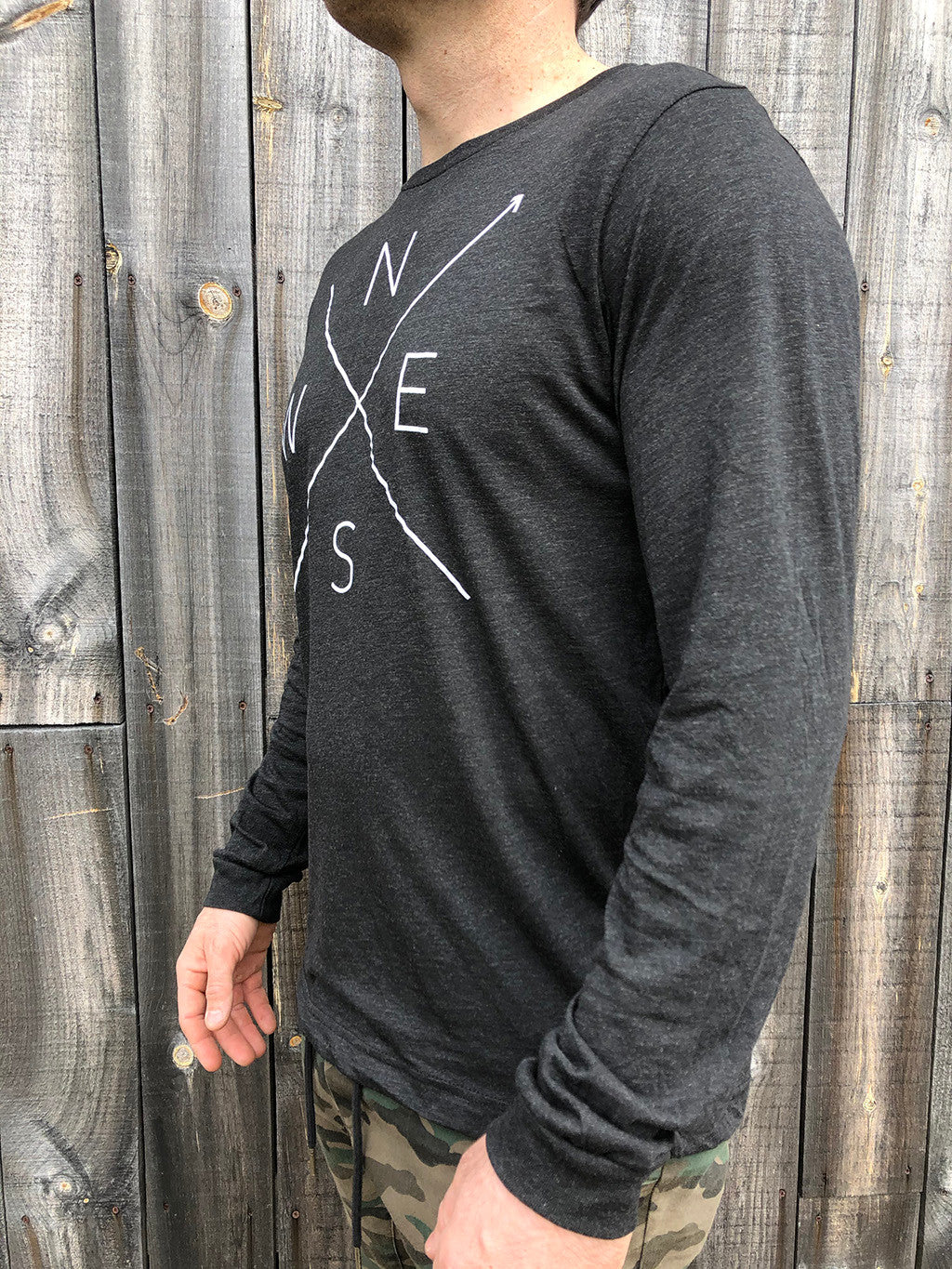 Mens Long Sleeve Tee Shirt