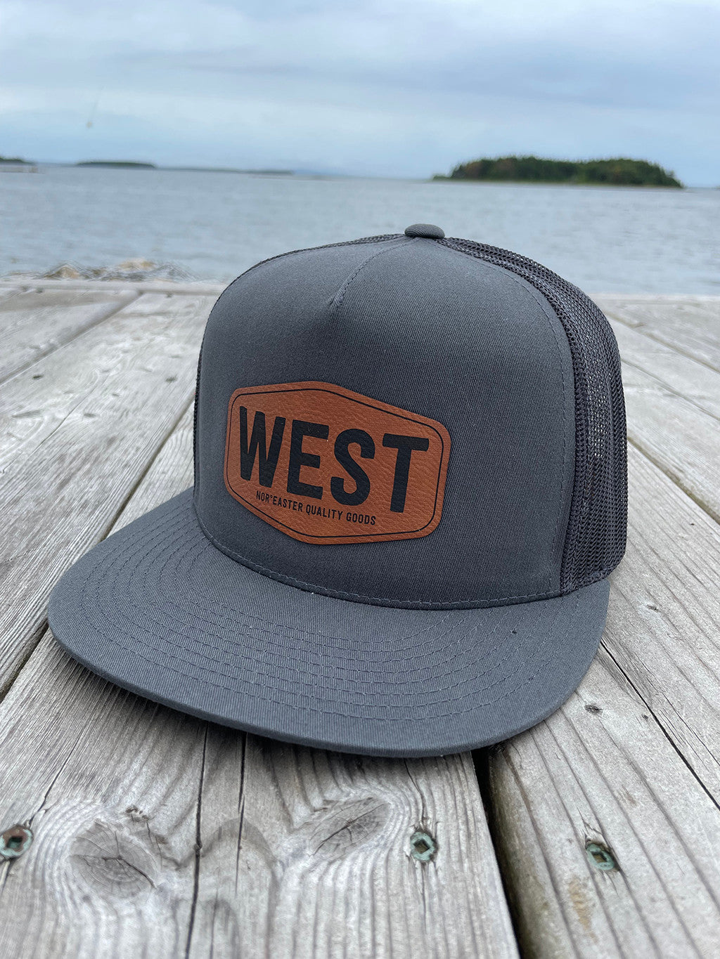 Charcoal Directional Trucker Hats
