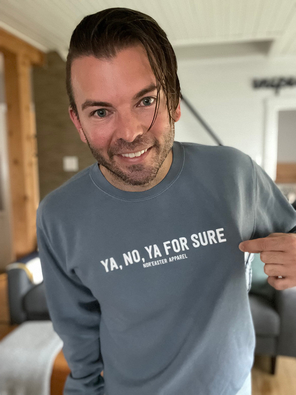 Ya, No, Ya For Sure Crewneck Sweater