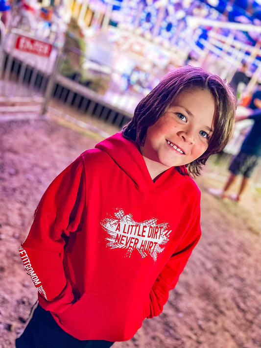 Kids Dirt Never Hurt Hoodie