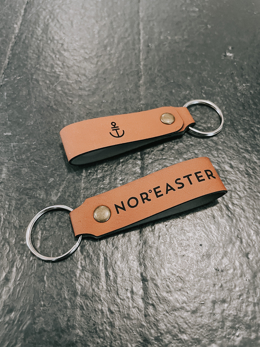 Nor'easter Faux Suede Keychains