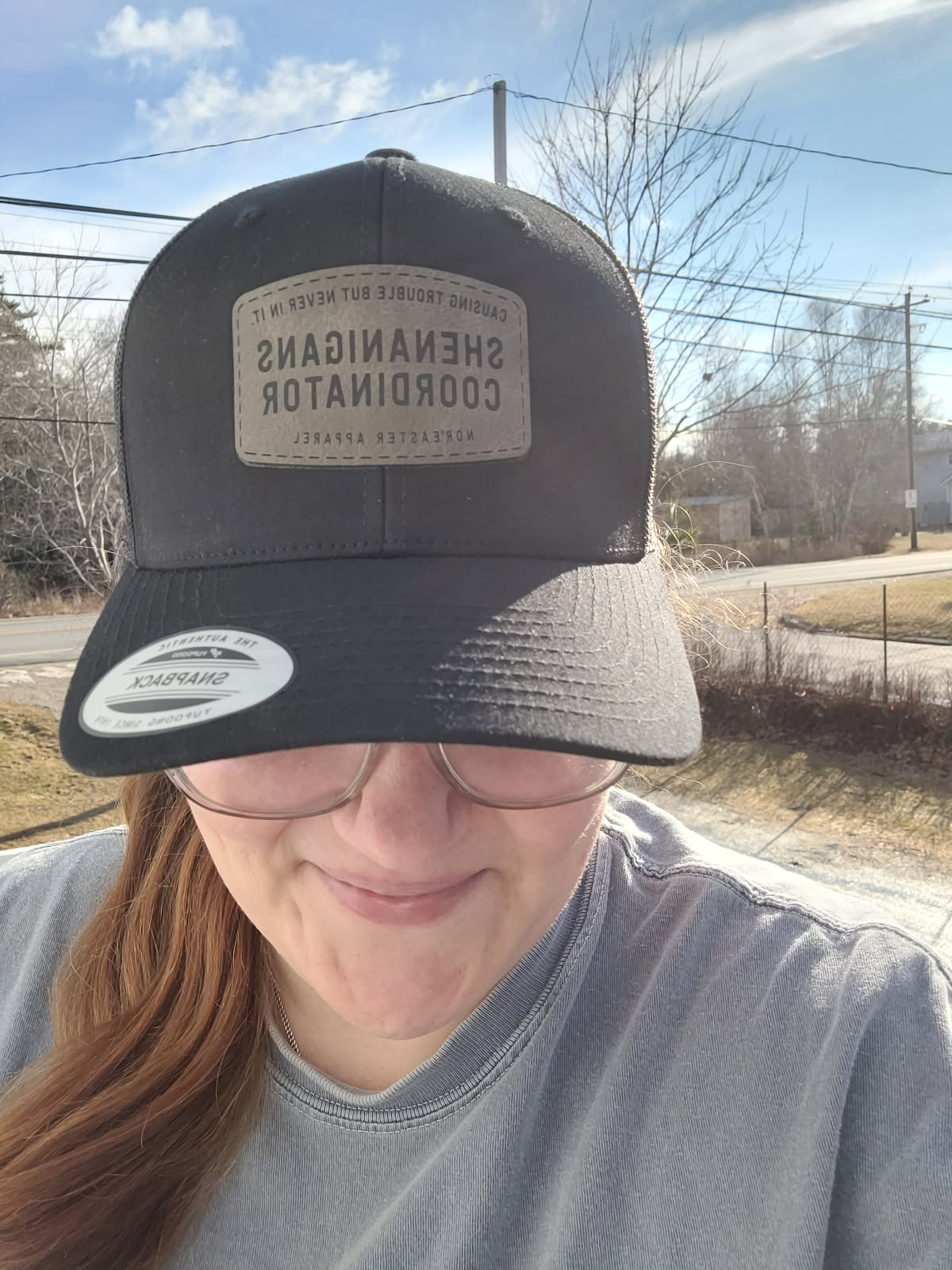 Black Shenanigans Coordinator Retro Trucker Hat